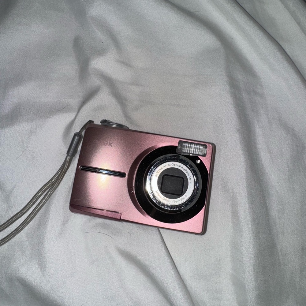Pink Kodak digital camera